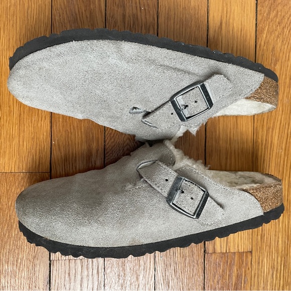 Birkenstock Boston Sherpa Lined Clogs - Picture 4 of 8